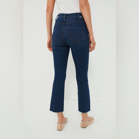 MOTHER denim Hustler Ankle Fray Home Movies Wash - Picture 2 of 3